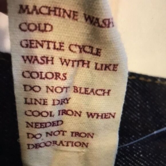 NWOT Ralph Lauren Rigby Jeans size 25 x 34 - Picture 7 of 7